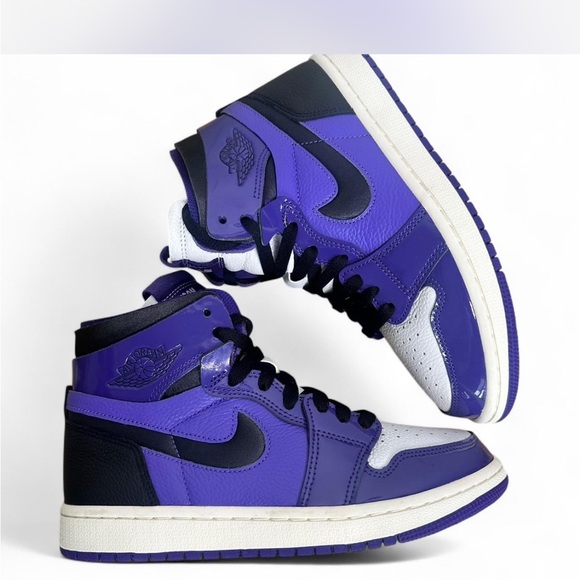Never Worn Purple Nike Air Jordans - Picture 1 of 6
